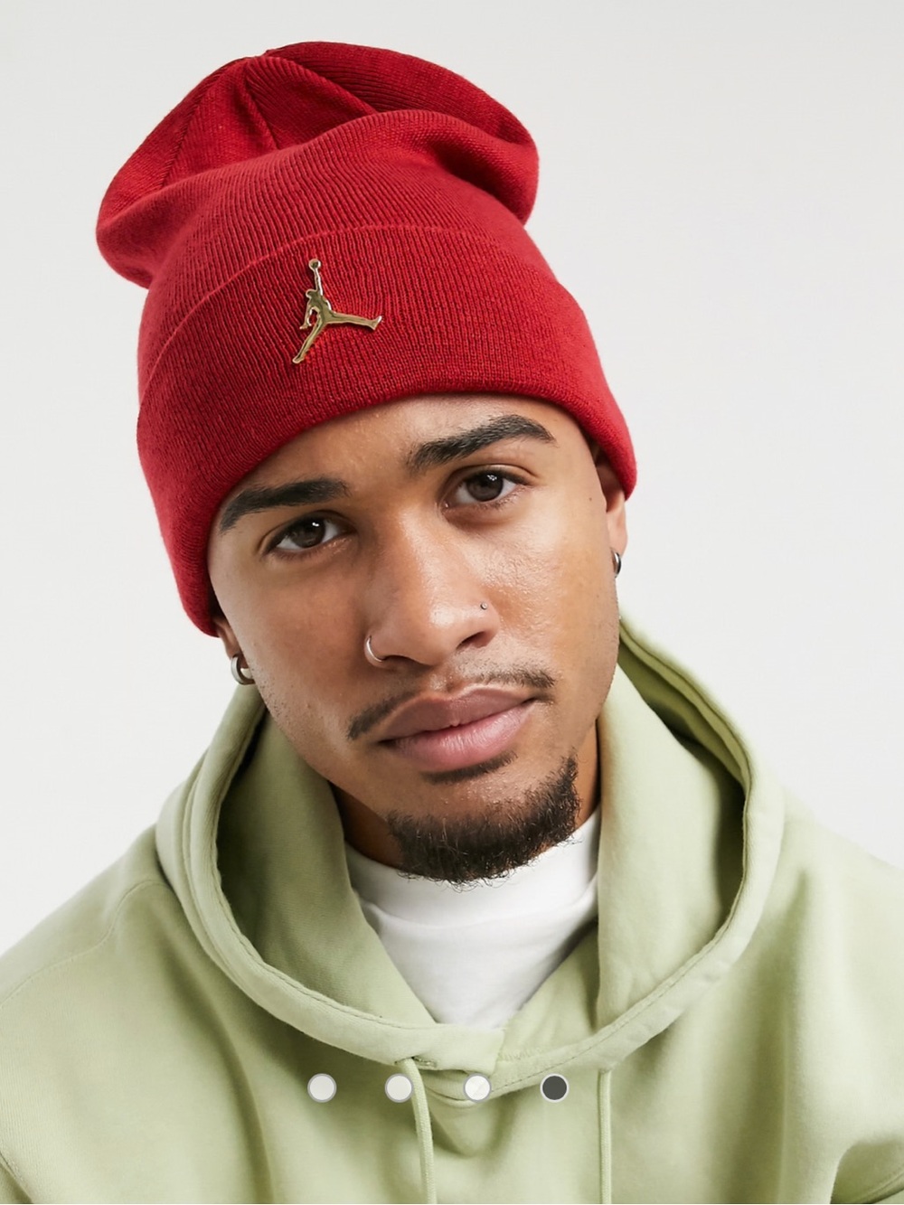 Nike Jordan Metal Jumpman Red Beanie